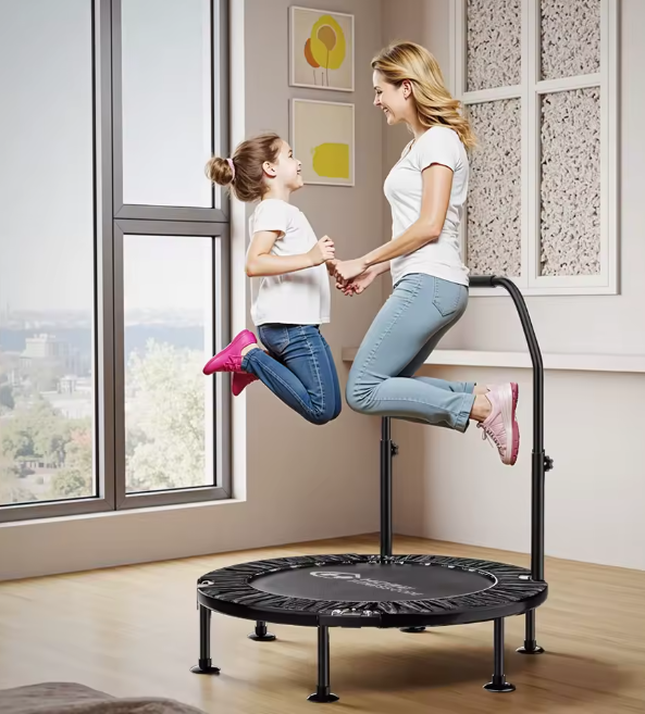 Soperlum™ Adjustable Fitness Trampoline